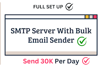 provide you SMTP using postal postfix to send unlimited emails