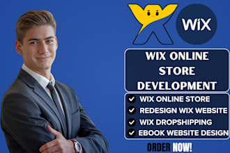 create wix ebook website wix online store digital products dropshipping store
