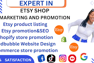 rank etsy shop etsy promotion etsy SEO redbubble promotion
