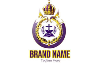 do church bishop or apostle seal logo design for you