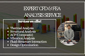 do cfd and fea analysis ansys, openfoam, structure, thermal