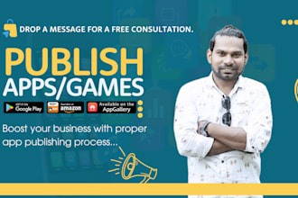app publishing on amazon and google play store, premium service