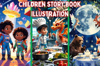 illustrate children story book children picture book child book illustration