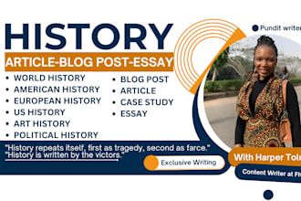 write ai free history article, history essay, astrology blog post, sociology,