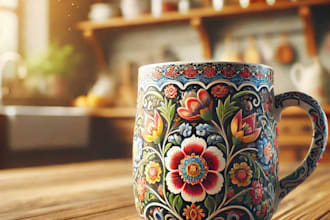 do coffee mug design, tumbler, paper cup, coffee cup etc