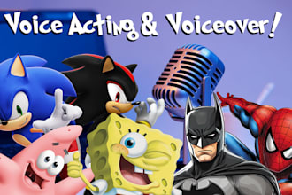 voice your cartoon, anime, animation, video game character