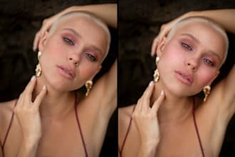 do high end beauty skin retouching in photoshop