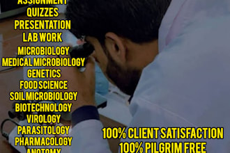 write articles about biology and microbiology