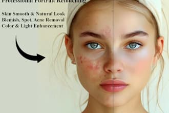 do high end portrait retouching in photoshop