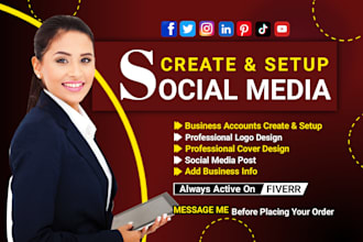 create and setup social media business page