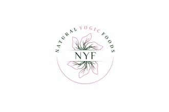 design simple clean natural yogic foods logo