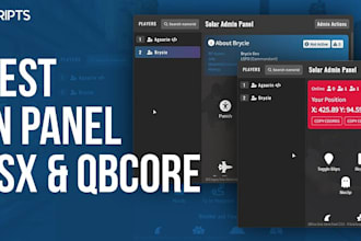 be your fivem developer, fix fivem server qbcore, vmenu based, esx fivem server