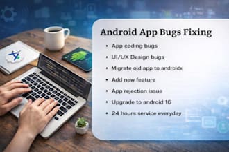 be your android developer using kotlin and java