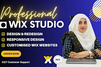 design modern and interactive website with wix studio