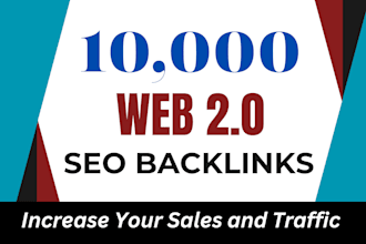 provide web 2 0 backlinks for your website