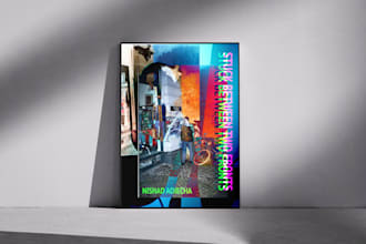 design aesthetic posters for events, concerts, festivals