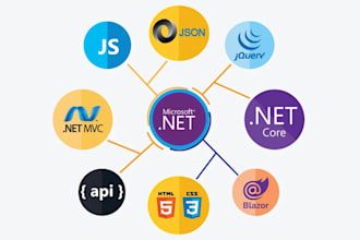 develop a custom web application using asp dotnet  core