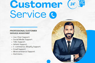 be your virtual assistant for email, live chat, and whatsapp customer support