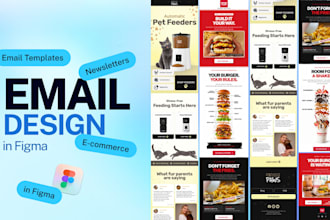 design figma email templates and newsletters