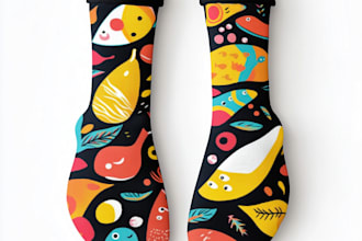 create unique socks design for your brand