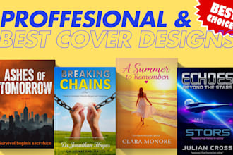 create custom books cover, ebook covers, kindle cover, kdp book cover paperback
