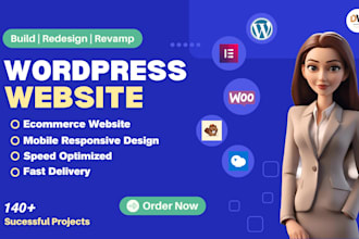 develop a fast responsive wordpress website