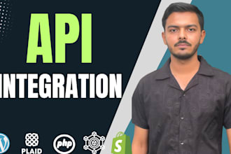 do shopify, chatgpt, plaid or any API integration into your website