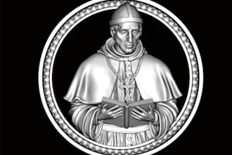 sculpt 3d bas relief 3d coin model cnc design 3d medallion for 3d printing