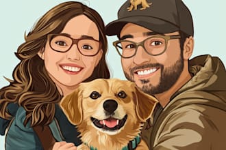 draw a professional pencil pet portrait