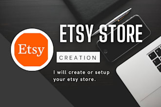 do etsy store creation, etsy shop set up, etsy digital product, etsy SEO
