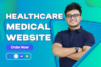 develop website for medical, doctor, hospital, and healthcare with ai chatbot