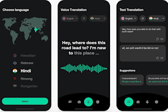 develop ai translator app, ai video generator, ai voiceover app