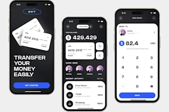 develop money transfer app, remittance app, payment app, investment app