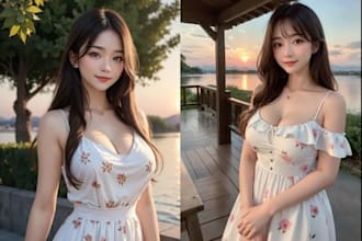 realistic ai fashion clothes brand, ai video clothe instagram influencer nsfw