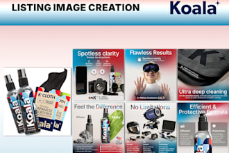 create amazon storefront, ebc or  a plus content and listing images