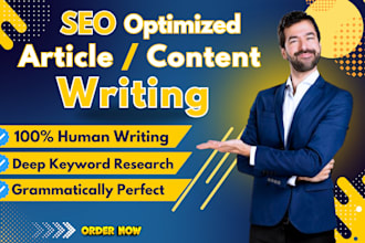 be your SEO content writer for website and blog