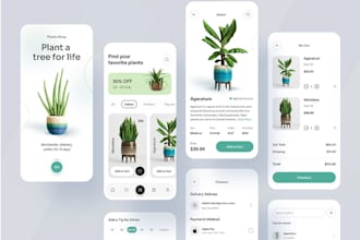develop pet care app, plant app, plant management app, grocery app, farmer app