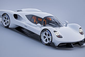 custom 3d realistic exterior car rendering,sport car hypercar,luxury car 3ds max