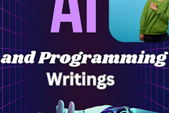 write python, java, r, sql and ai related articles and blogs