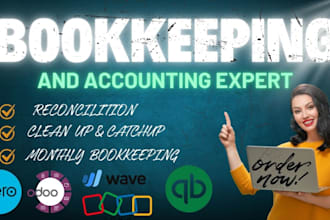provide setup, cleanup, and expert bookkeeping in quickbooks online, xero, odoo