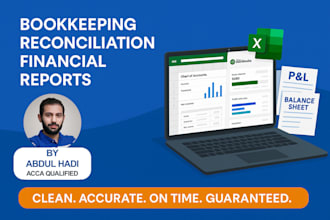 handle bookkeeping, bank reconciliation, and monthly accounts reports