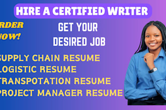write ats supply chain resume, logistics, IT, project manager resume