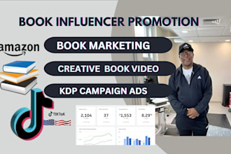 promote your book on tiktok influencer page, booktok promotion