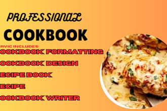 write modern cookbook recipe creation meal plan food weight loss magazine kdp