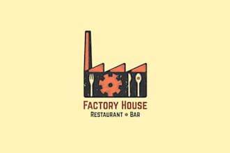 make unique restaurant serving comfort food logo