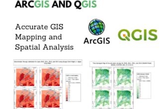 do gis mapping, remote sensing, and spatial analysis using qgis or arcgis