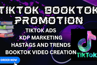 do viral booktok video, promote booktok, amazon kdp on my popular tiktok account