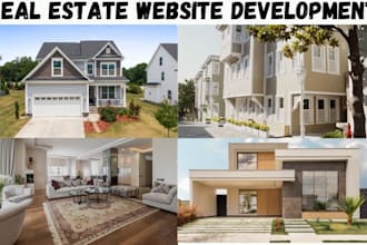 build a property management real estate website development, idx website