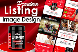 do amazon listing image, product listing, listing design, product infographic