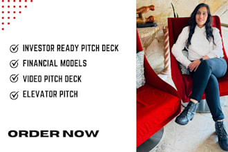 design investor pitch deck and powerpoint presentations